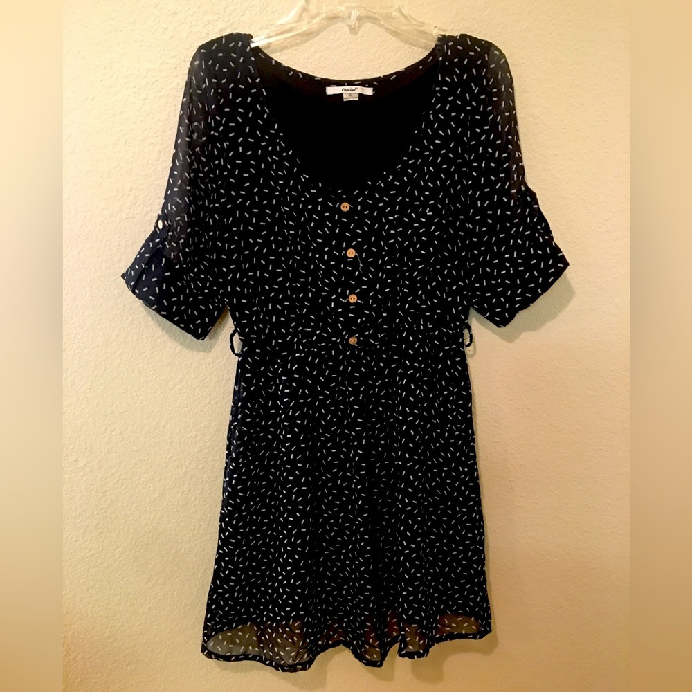 Chiffon “sprinkles” casual dress